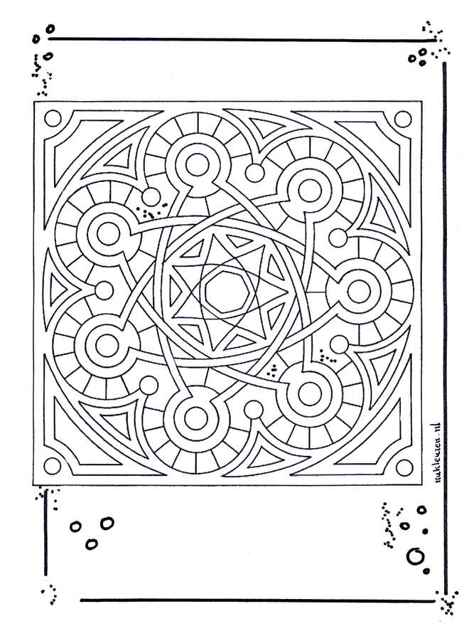 Mandala 15 - Geometryczne mandala