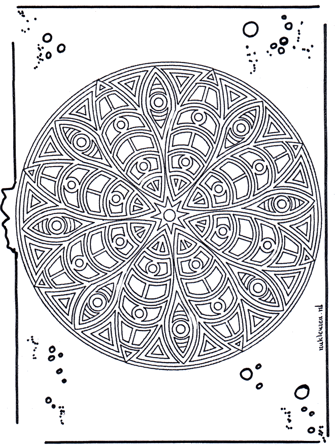 Mandala 17 - Geometryczne mandala