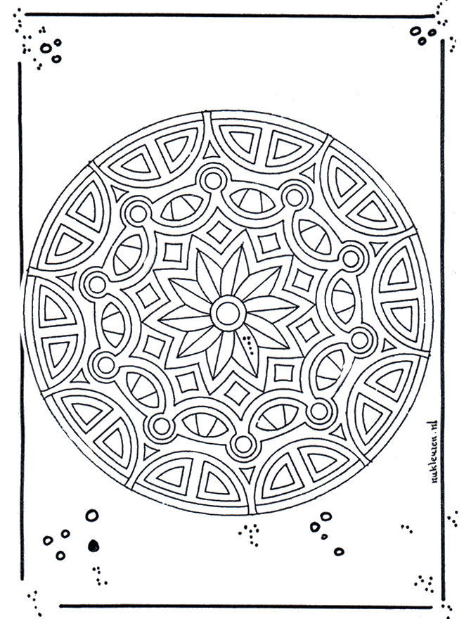 Mandala 18 - Geometryczne mandala