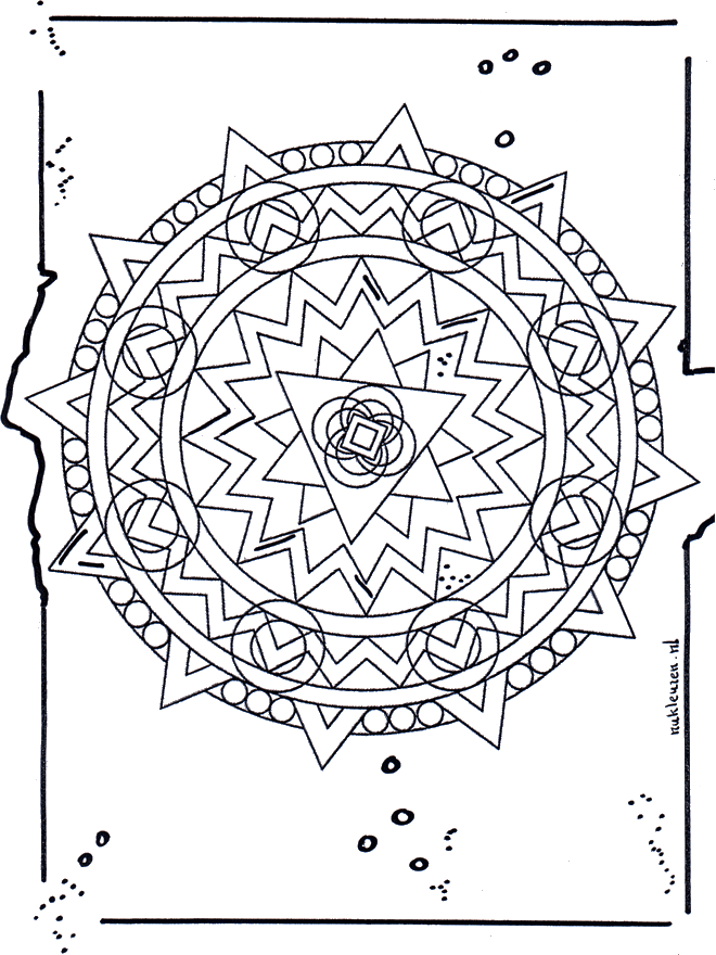 Mandala 19 - Geometryczne mandala