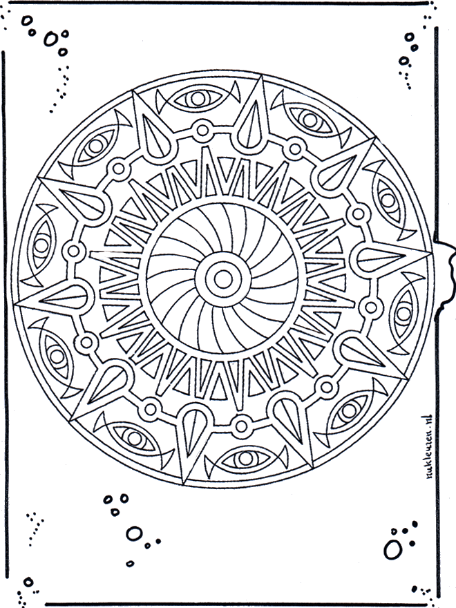 Mandala 20 - Geometryczne mandala