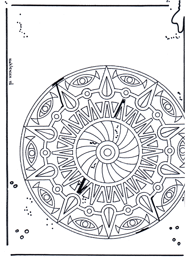 Mandala 21 - Geometryczne mandala