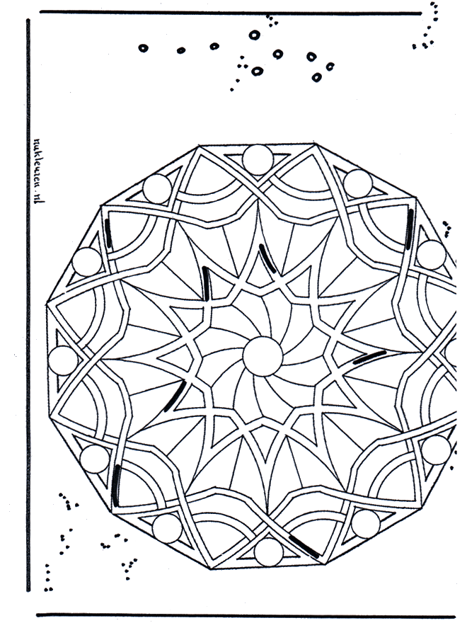 Mandala 22 - Geometryczne mandala