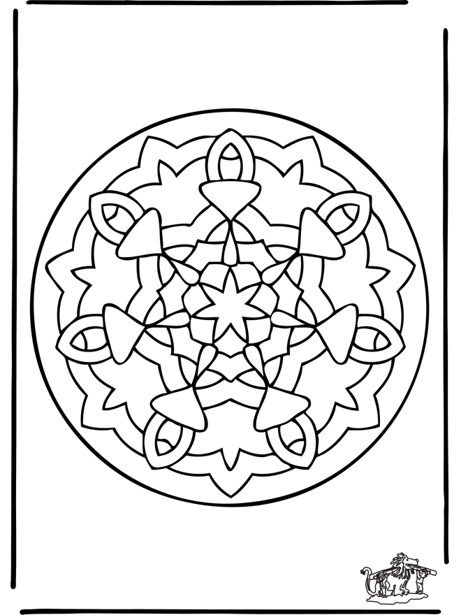 Mandala 36 - Geometryczne mandala