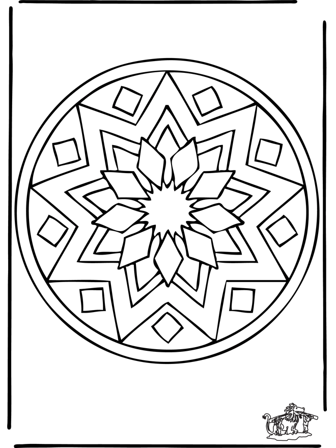 Mandala 39 - Geometryczne mandala
