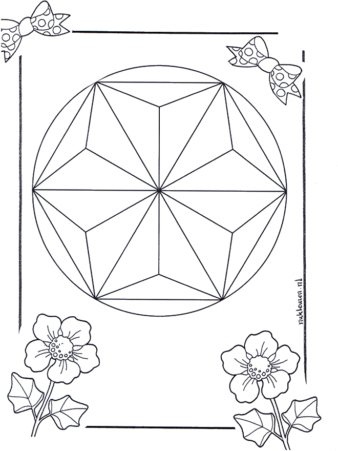 Mandala 6 - Geometryczne mandala