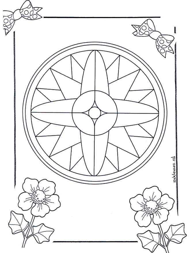 Mandala 7 - Geometryczne mandala