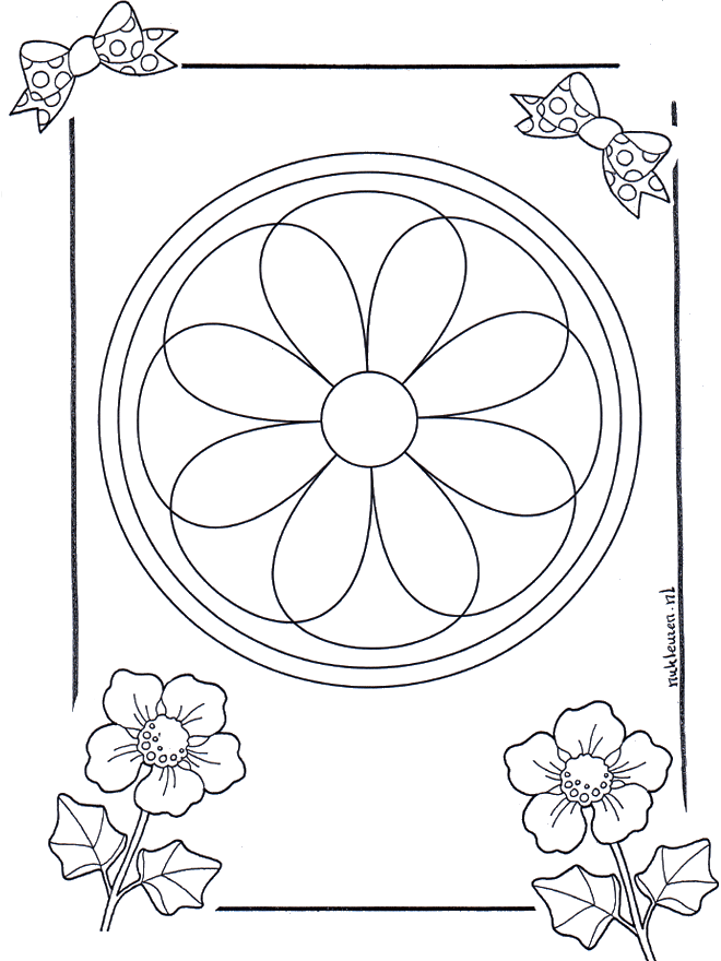 Mandala 8 - Geometryczne mandala