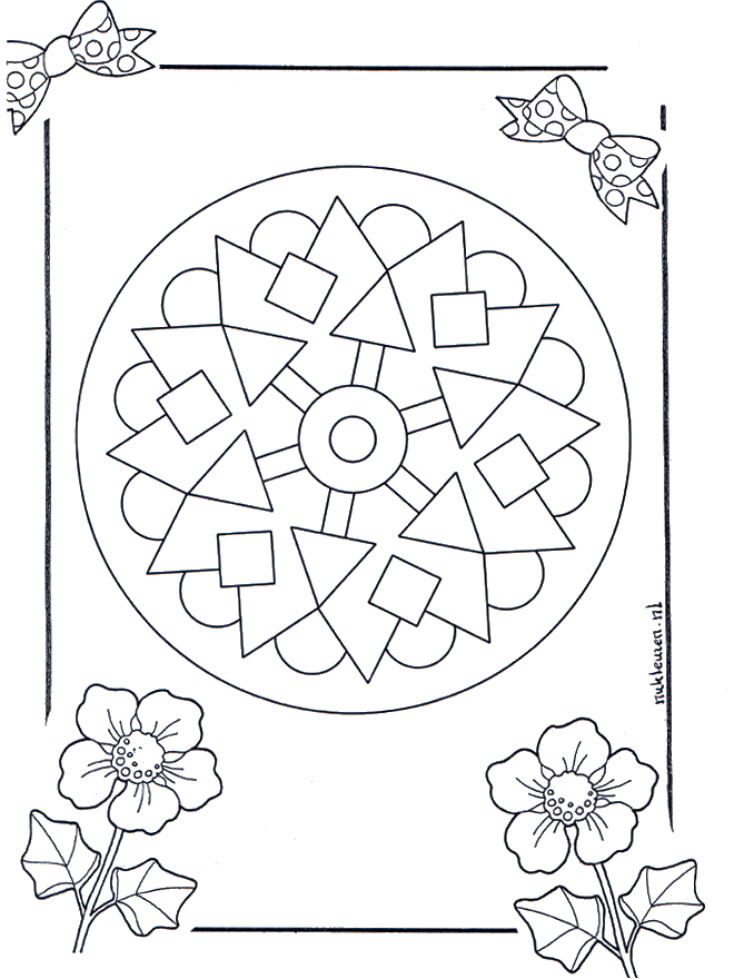 Mandala 9 - Geometryczne mandala