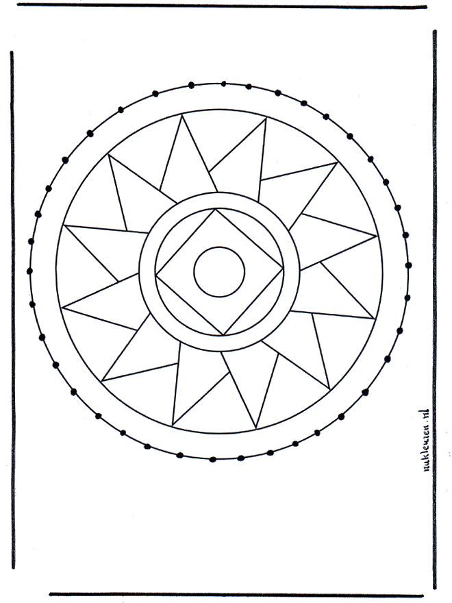 Mandala do haftowania 3 - Mandala