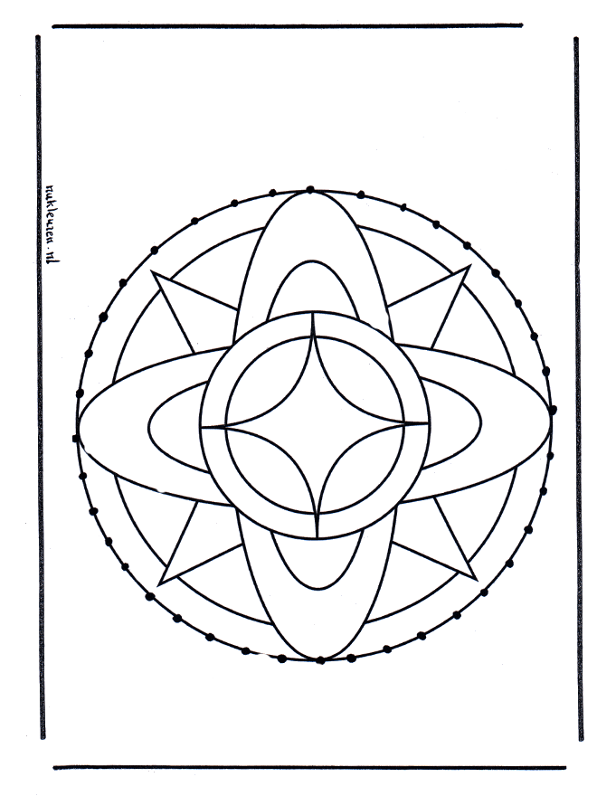 Mandala do haftowania 7 - Mandala