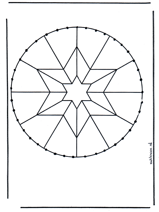 Mandala do haftowania 8 - Mandala