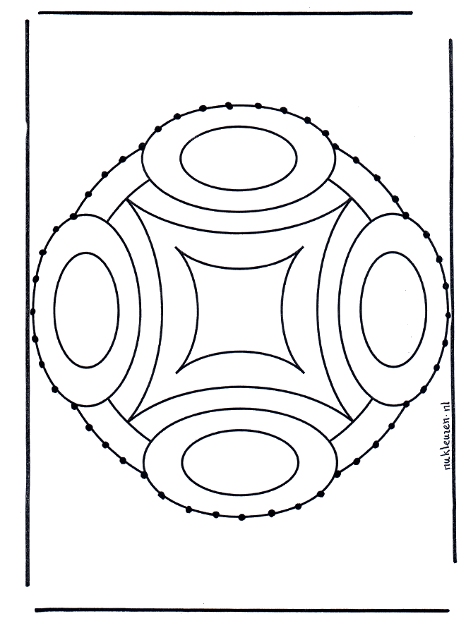 Mandala do haftowania 9 - Mandala