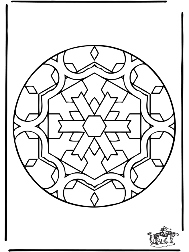 Mandala - Motyl - Mandala ze Zwierzętami