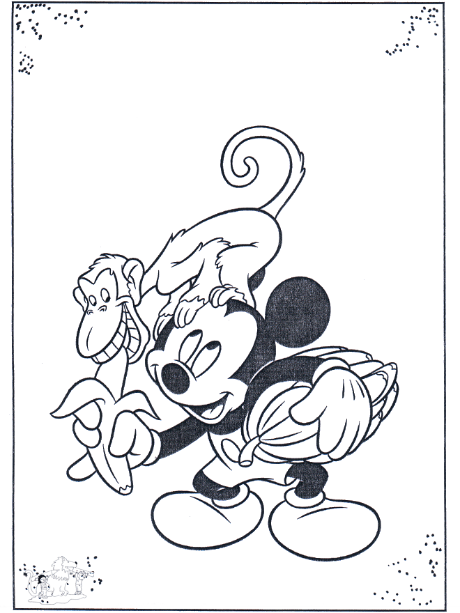 Mickey i Małpka - Disney
