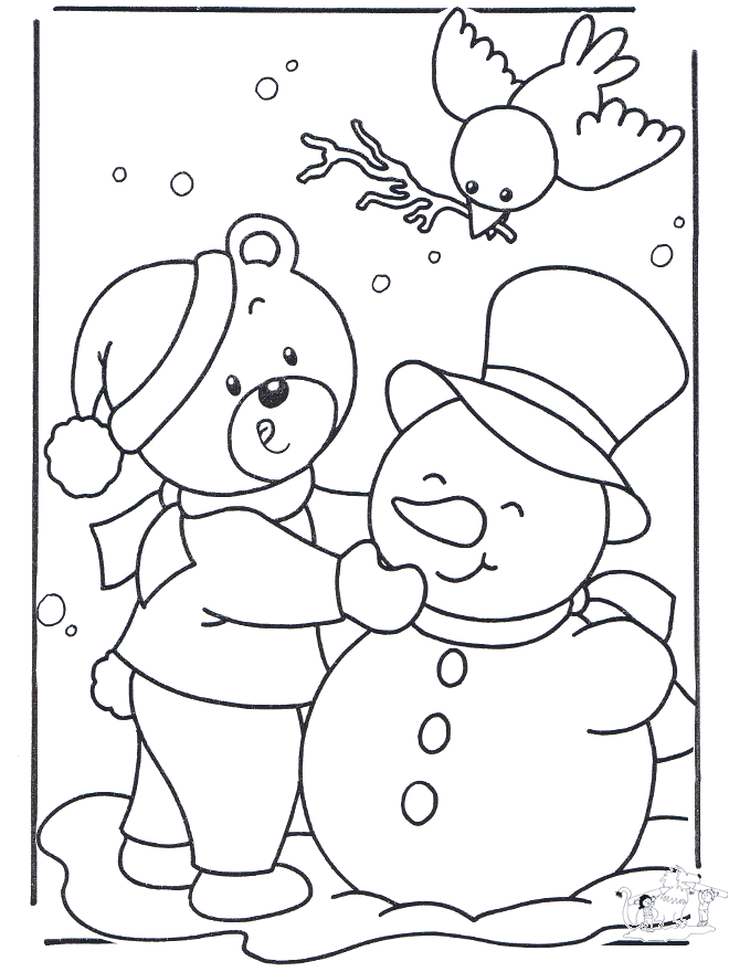 Niedźwiedź w Śniegu - Śnieg