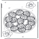 Mandala's - Ozdobiona Mandala