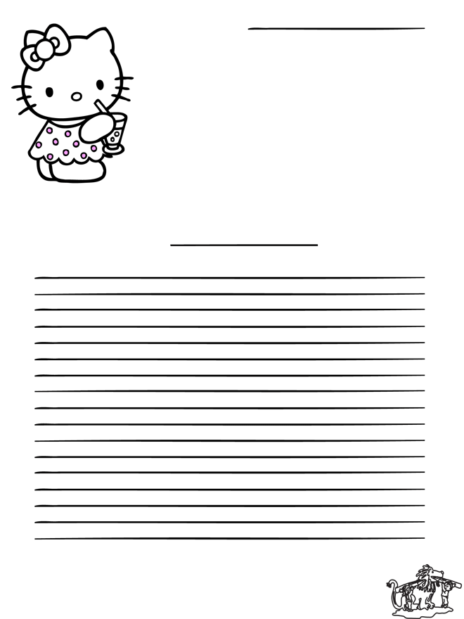 Papeteria Hello Kitty - Papier Listowy