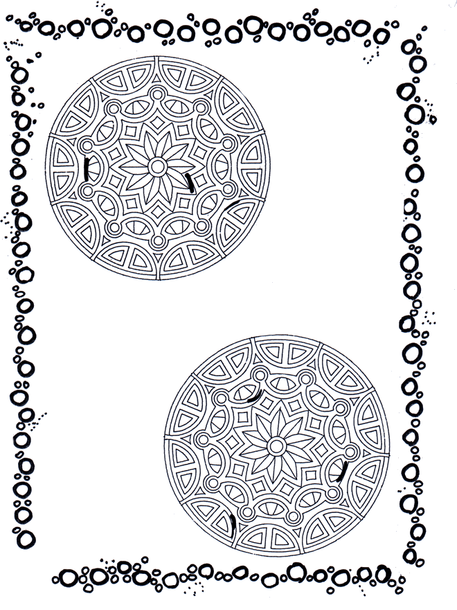 Podwójna Mandala 10 - Podwójne mandala