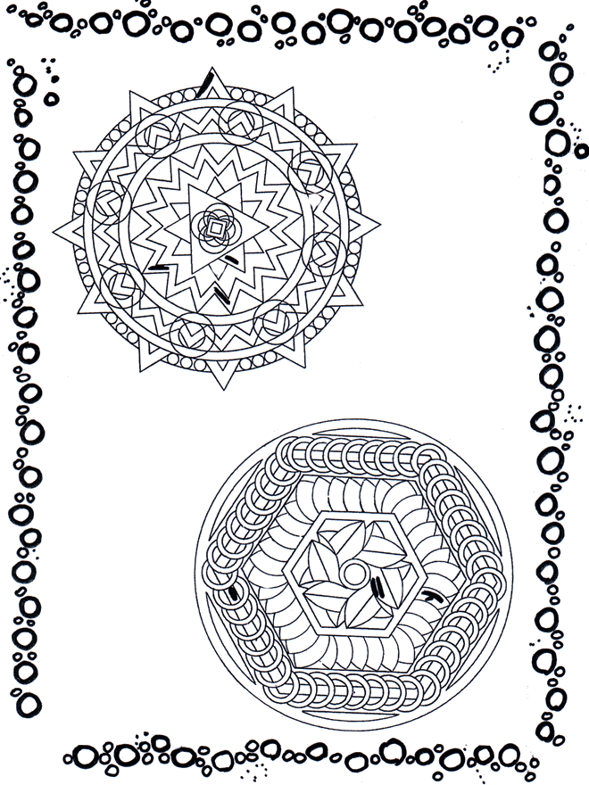 Podwójna Mandala 9 - Podwójne mandala