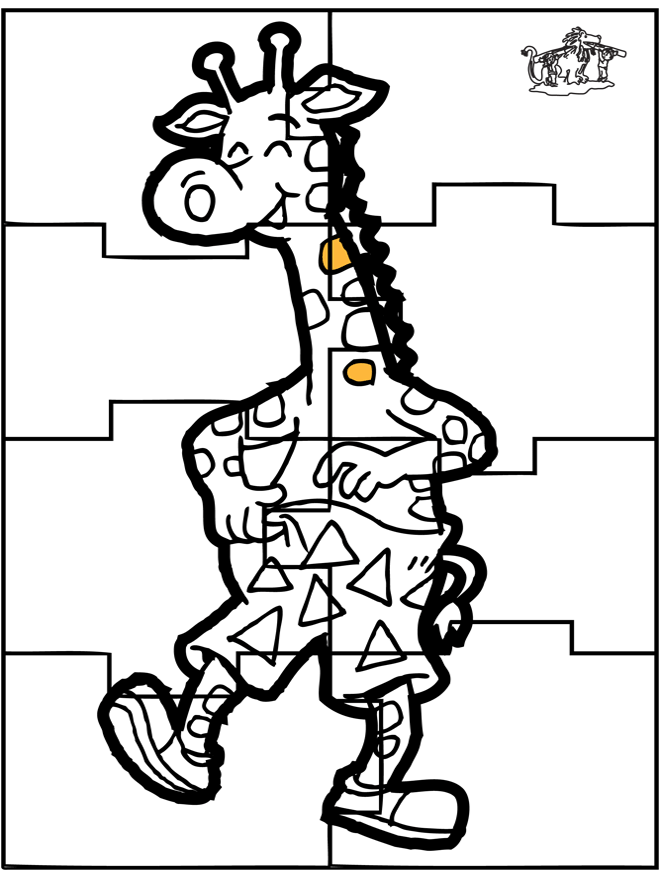 Puzle żyrafa - Puzzle
