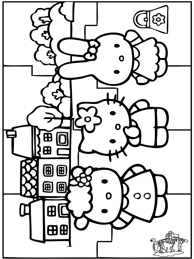 Puzzel Hallo Kitty - Puzzle