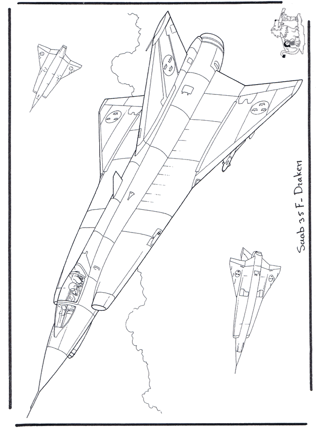 Saab J 35 F Draken - Samolot