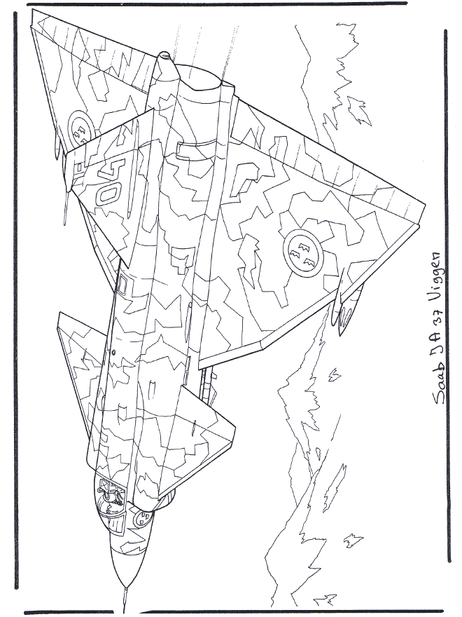 Saab JA 37 Viggen - Samolot