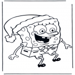 Przedszkolaki - SpongeBob i czapka gwiazdora