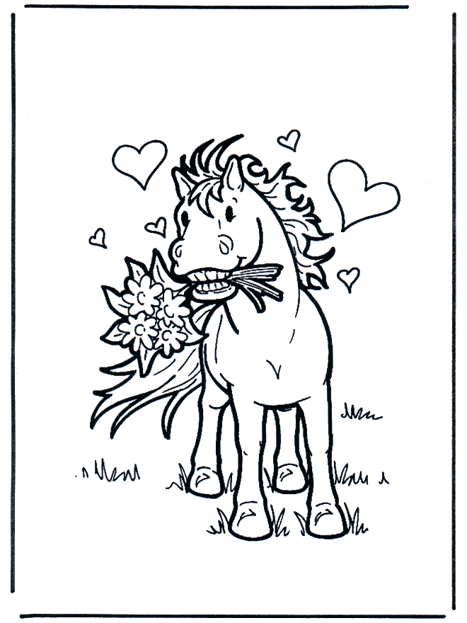 Walentynka koń - Walentynki