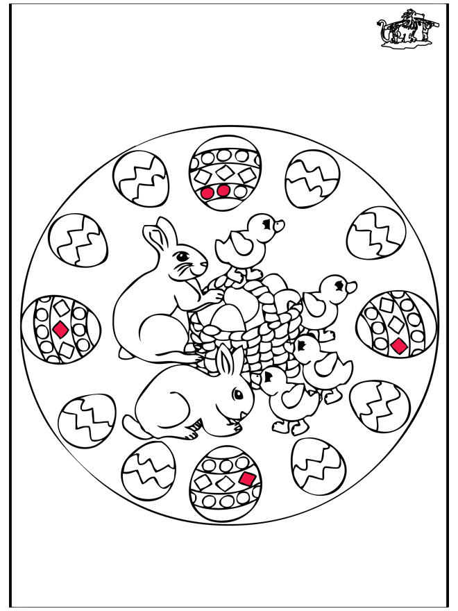 Wielkanoc - Mandala 3 - Wielkanoc