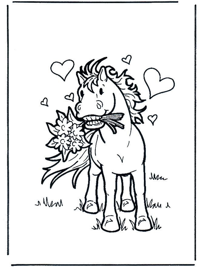 Zakochany koń - Koń