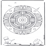 Mandala's - Zwierzęca Geomandala 3