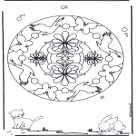 Mandala's - Zwierzęca Geomandala 7