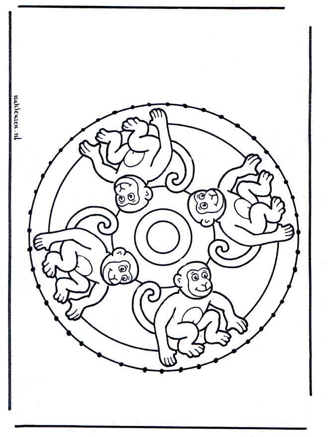 Zwierzęta Mandeli - Mandala