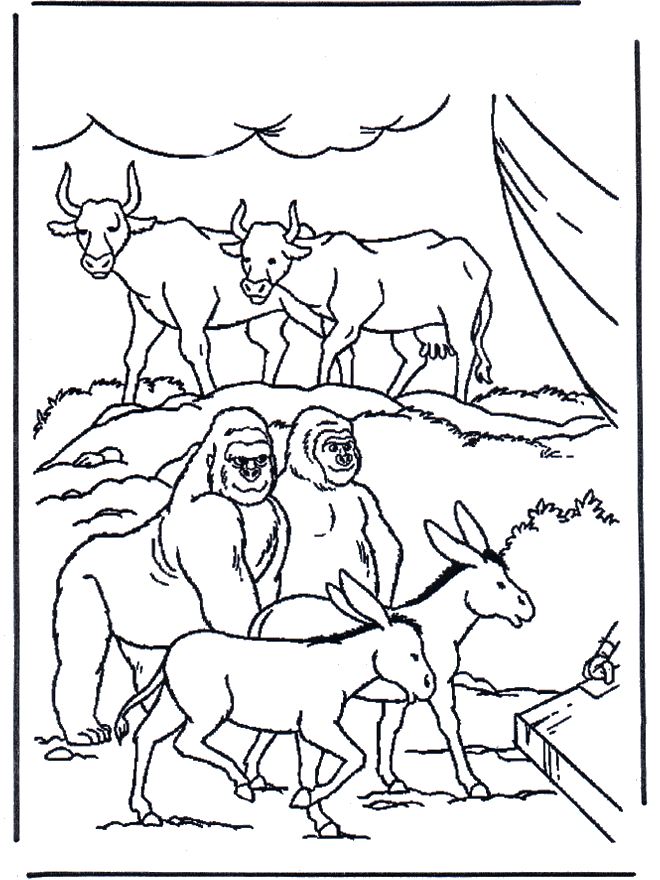Zwierzęta w Arce Przymierza - Stary Testament